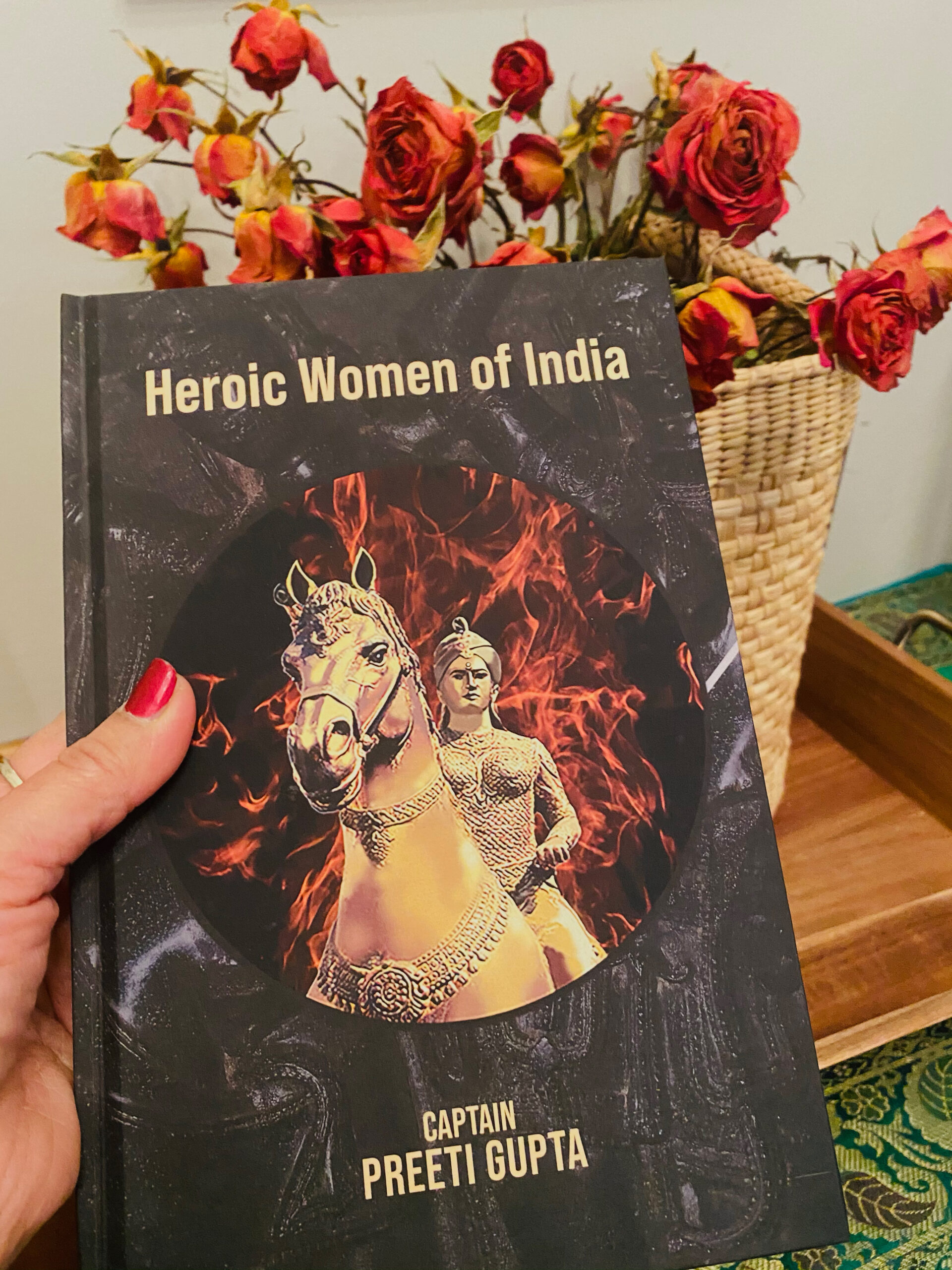 Book by Captain Preeti Gupta -Heroic Women of India
